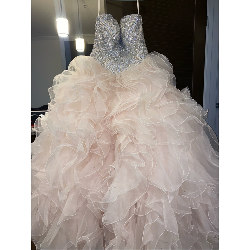 Quincenera dress cream size 12